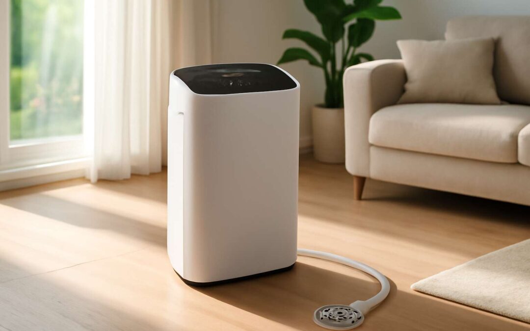 The dehumidifier you don’t have to empty – hassle-free humidity control at its best.