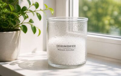 Dehumidifier jar for small spaces, the easy moisture absorber.