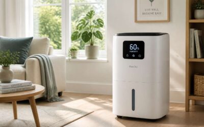 Achieve balanced air with a dehumidifier 60 humidity setting.